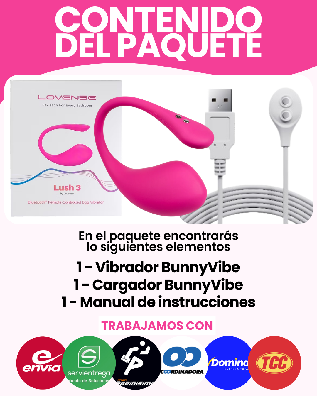 Consolador Vibrador Inalámbrico