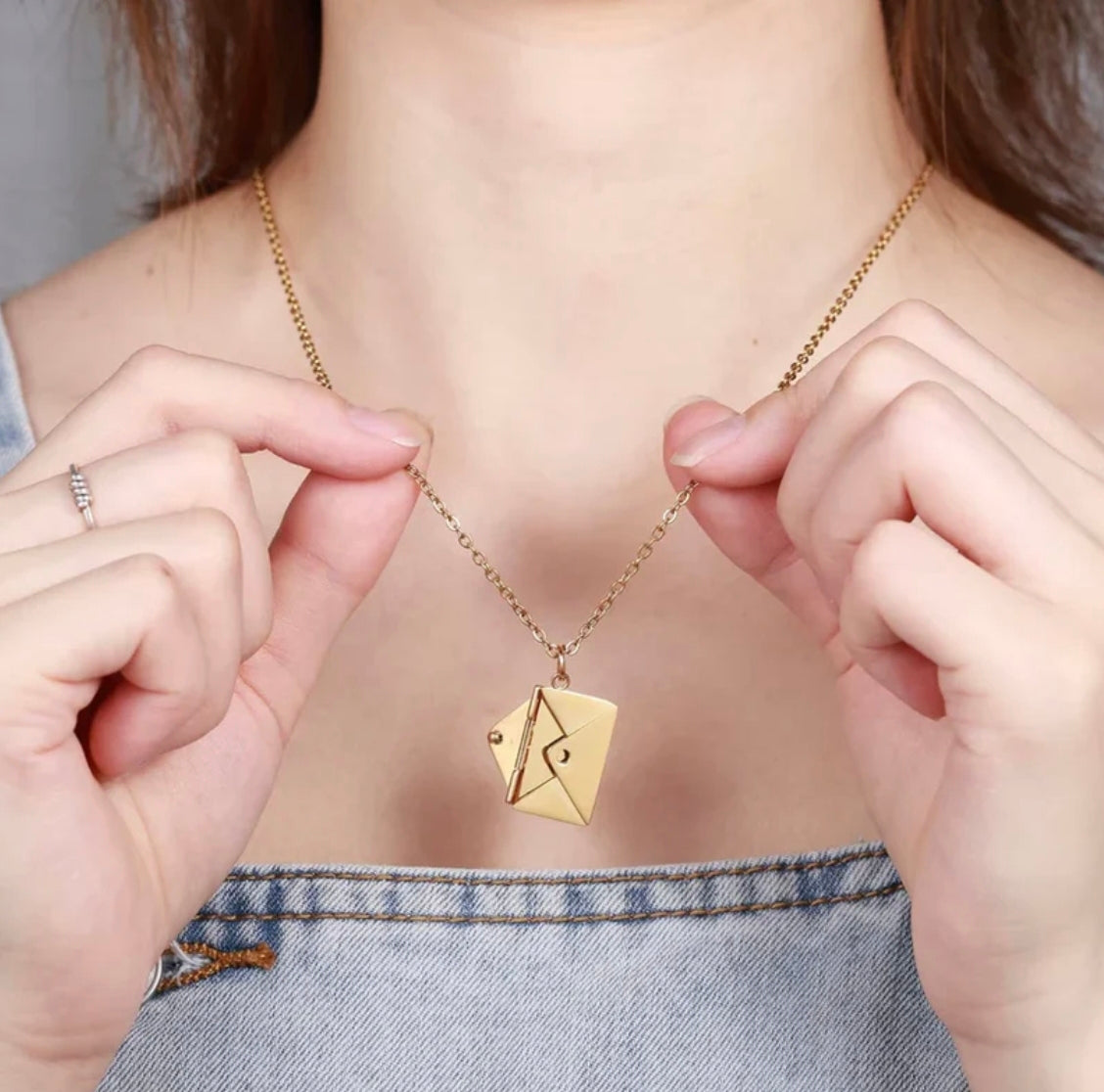Collar Carta De Amor