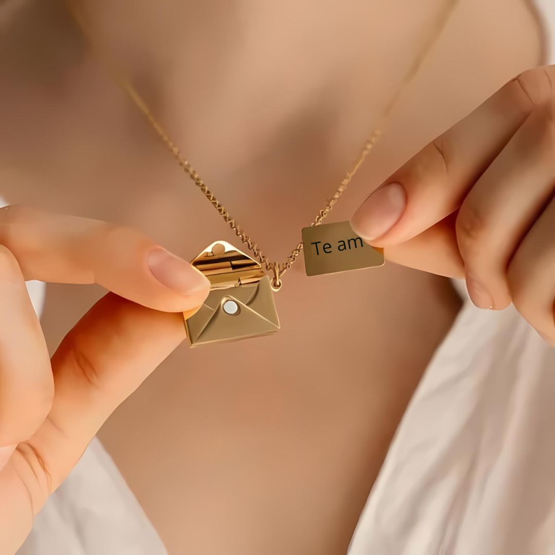 Collar Carta De Amor