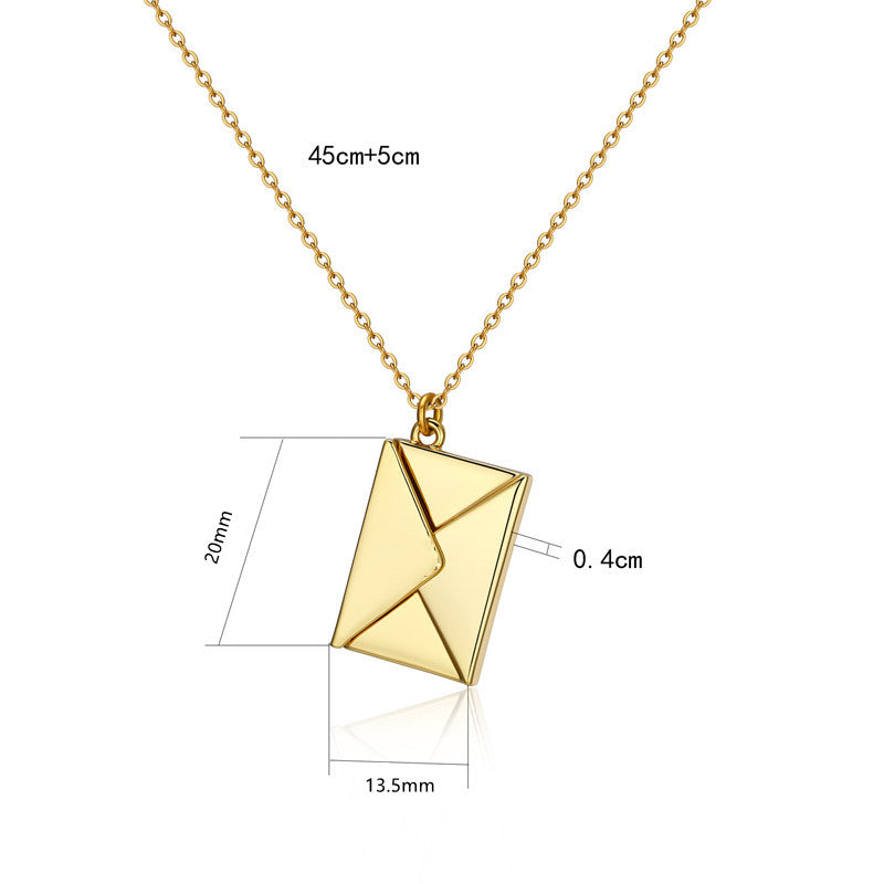Collar Carta De Amor