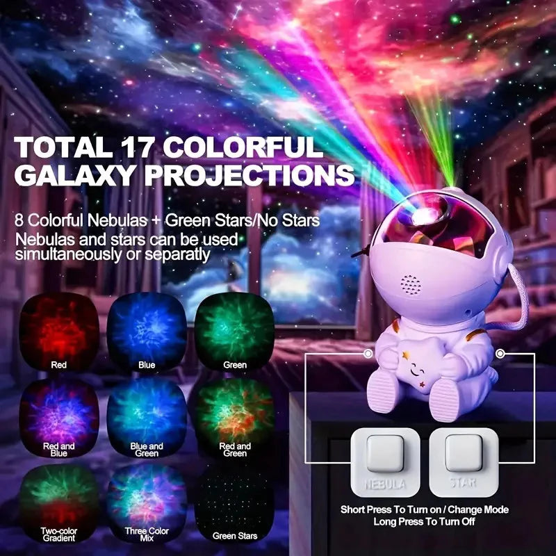 Mini Astronauta Proyector Estrellas